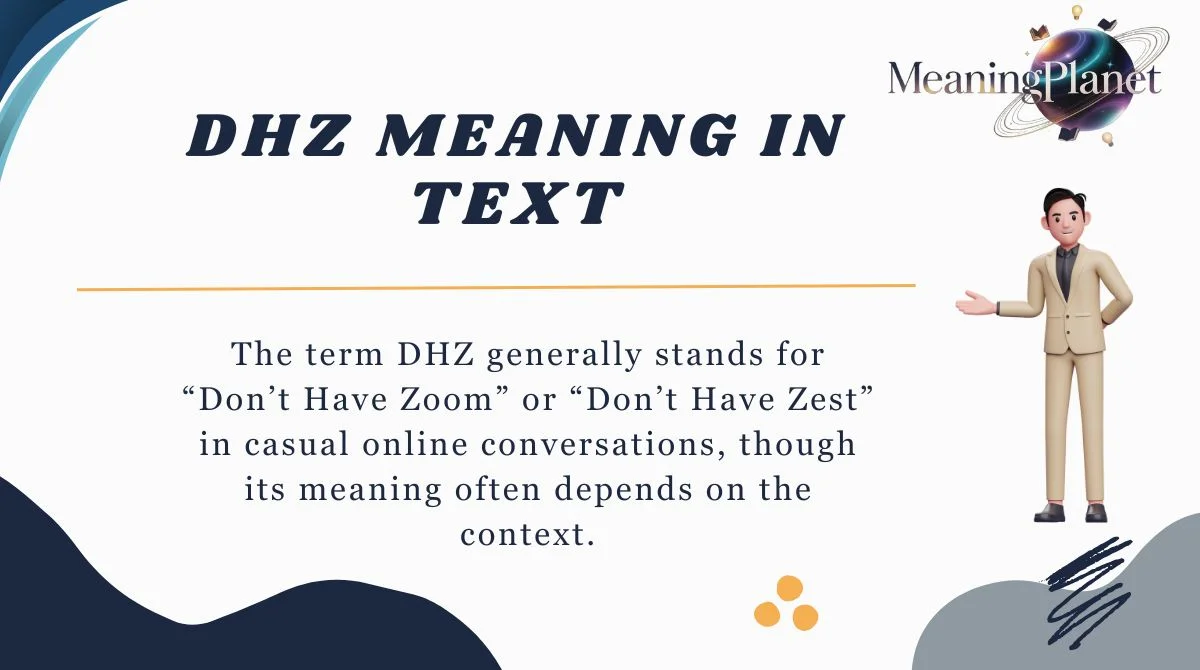 DHZ Meaning in Text