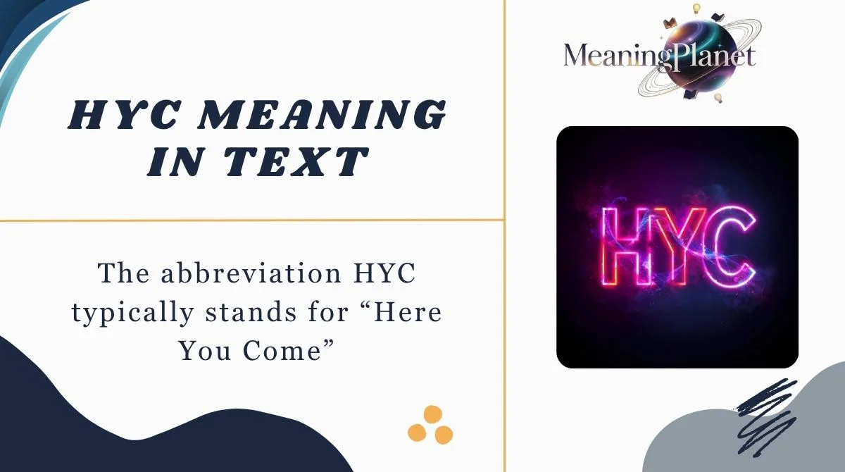 HYC Meaning in Text