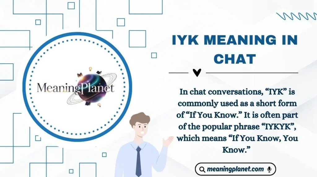 IYK Meaning in Chat