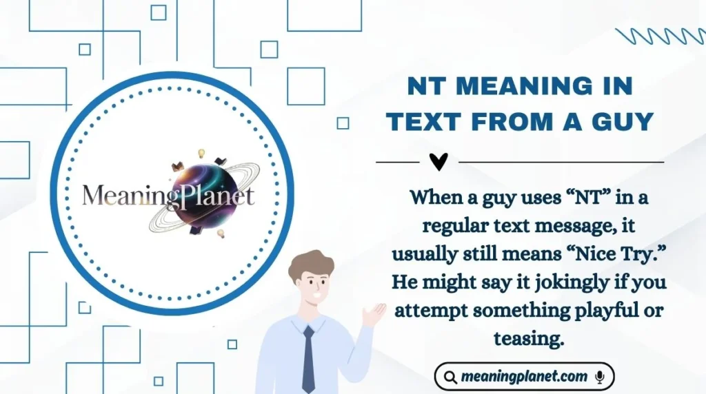 NT Meaning in Text from a Guy