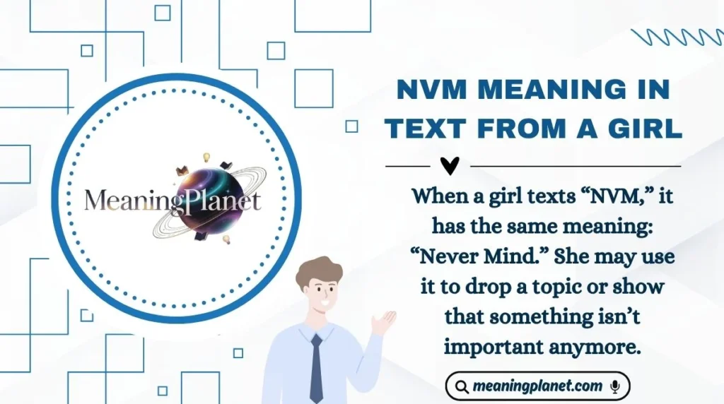 NVM Meaning in Text from a Girl