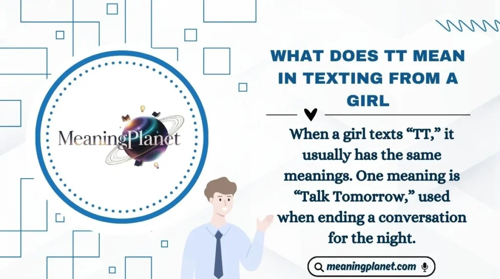 What Does TT Mean in Texting from a Girl