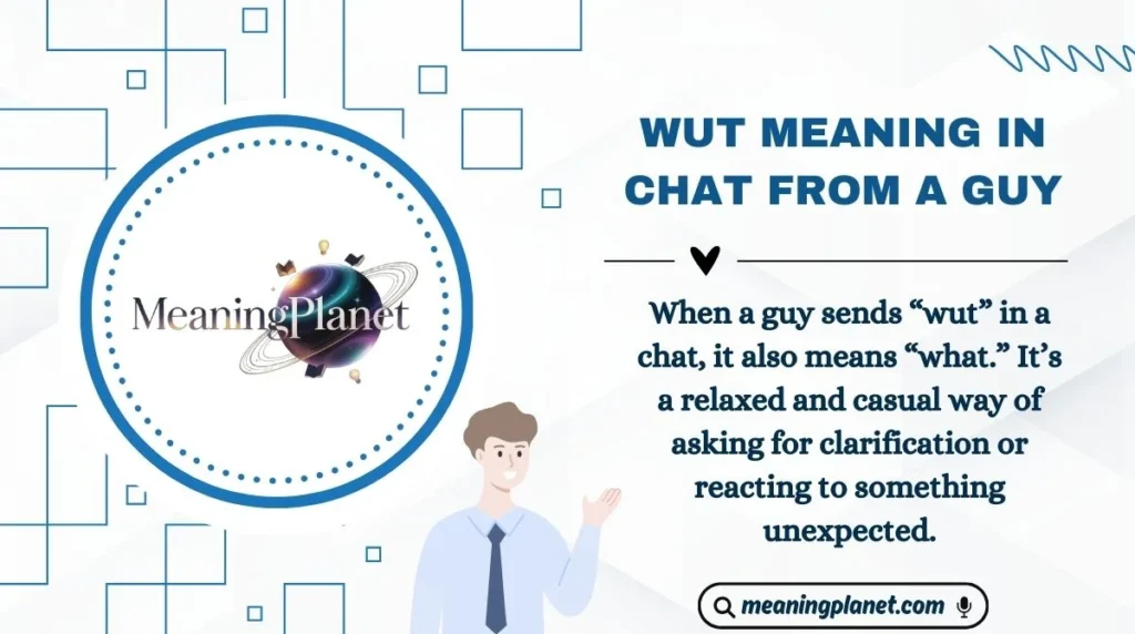 WUT Meaning in Chat from a Guy