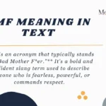 BMF Meaning in Text