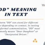 “DD” Meaning in Text