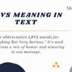 LBVS Meaning in Text