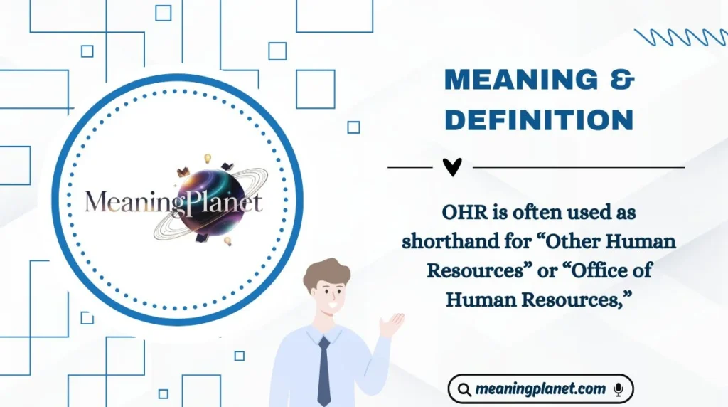 Meaning & Definition