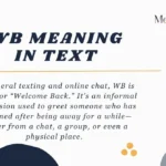 WB Meaning in Text