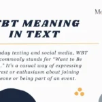 WBT Meaning in Text