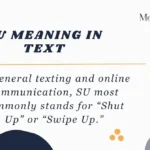 SU Meaning in Text