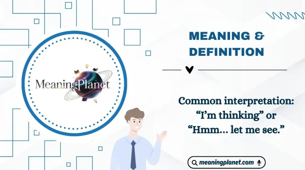 Meaning & Definition